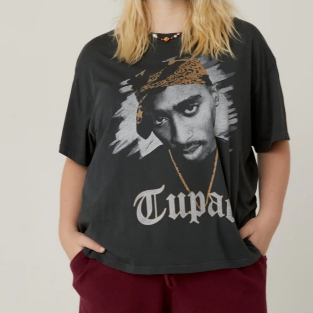 Daydreamer Tupac Women's Top T-Shirt Tee Plus Size 1X